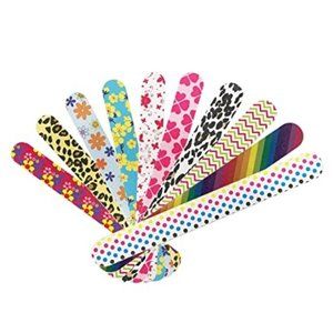 Nail File 10 PCS Professional Double Sided 100/180 Grit Nail Files Emery Boards